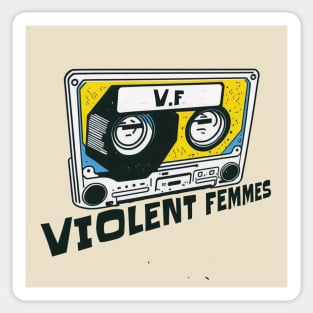 violent femmes cassete Sticker